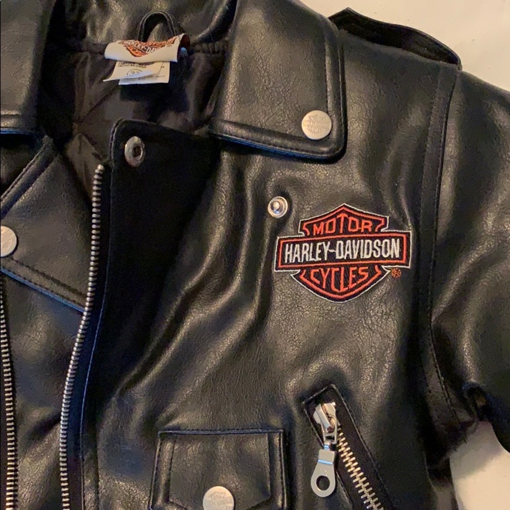 Harley Davidson kids “leather” jacket